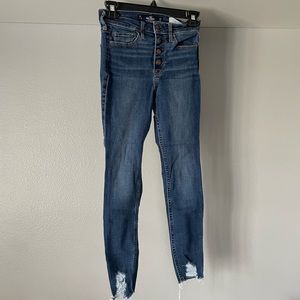 Hollister skinny ankle jeans, size 1/25 short